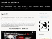 Tablet Screenshot of bookvids.net